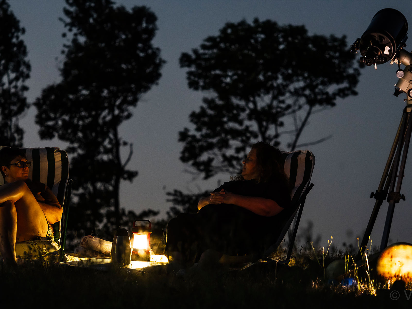 Yourte sous les étoiles dans le Cantal